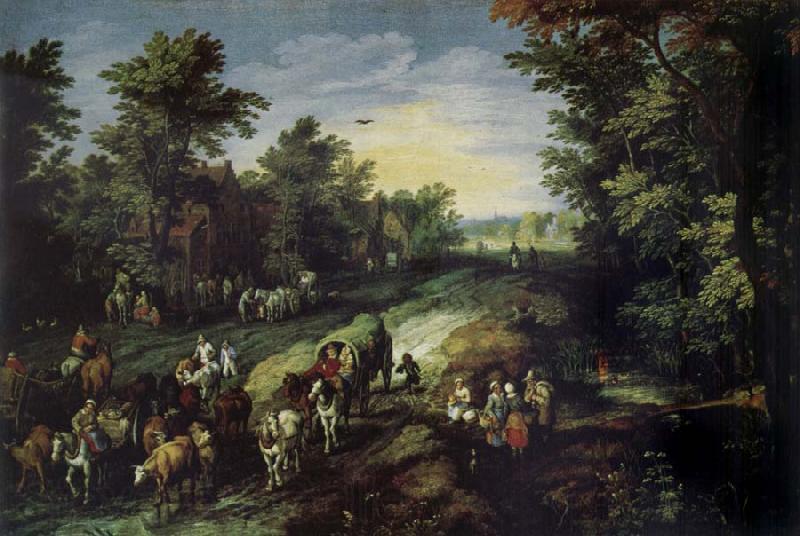 Jan Brueghel Village Street